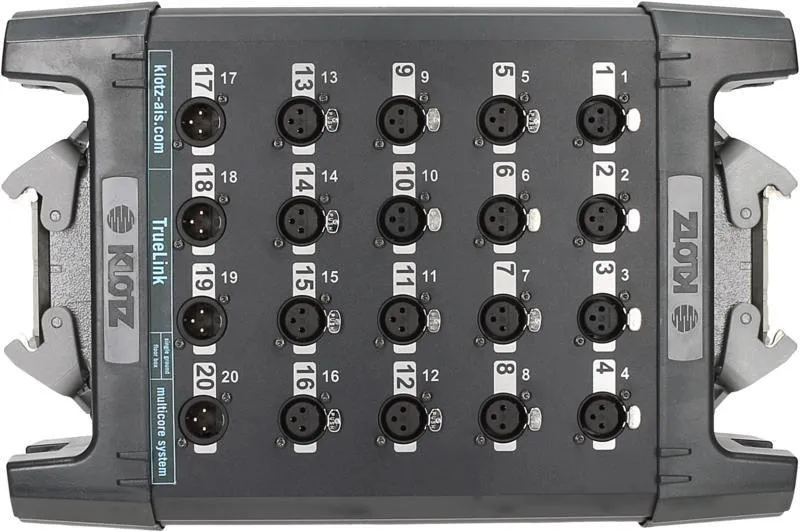 Klotz Stagebox 20 kanál, společné uzemnění, 0,36m
