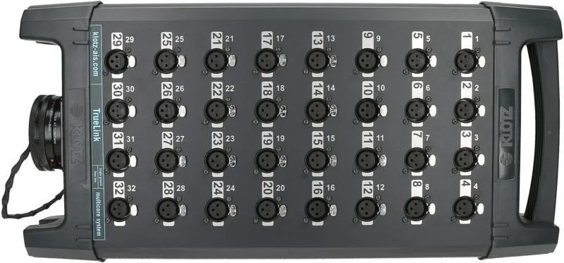 Klotz TrueLink Pro 32/0 XLR 3p - RMP 150p stagebox - jednovrstvé uzemnění