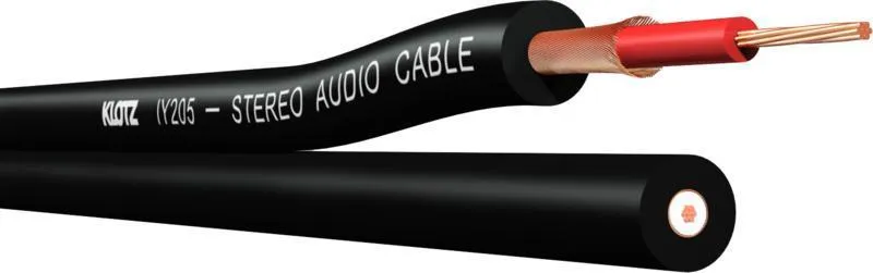 Klotz patch kabel 50m, asymetrický, nízká kapacita, PVC