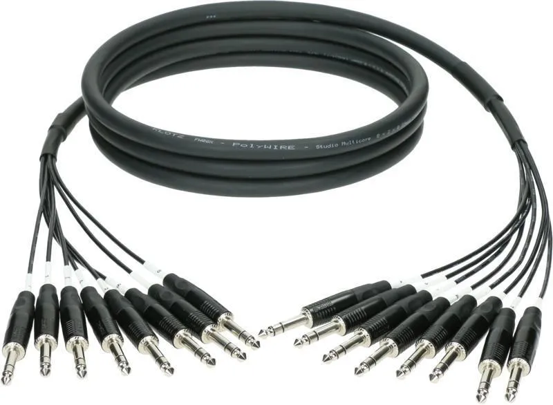 Klotz 8-kanálový analogový kabel - symetrický 8 x TRS - 8 x TRS konektory - 5m