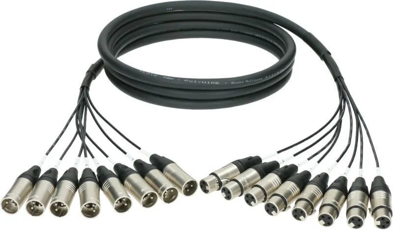 Klotz IM kabel skupinový, symetrický 8 x XLR 3p samice - 8 x XLR 3p samec, 5m