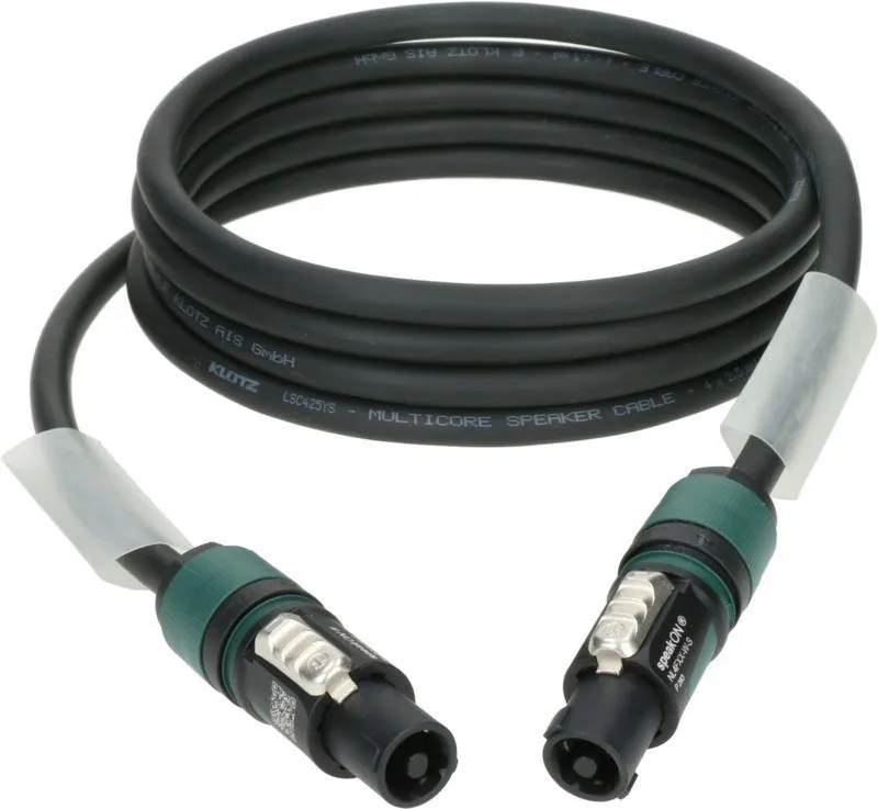 Klotz IM kabel speakON 4p, 4 x 2,5 mm², PVC, 1,5m