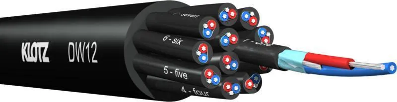 Klotz DigiWire AES/EBU studiová multicore n x 2 x 0,22 mm² - PVC