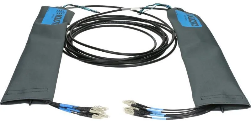 Klotz optický kabel 8x LC/UPC na 8x LC/UPC, multimódový OM4, 10m