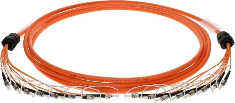 Klotz optický kabel 8x ST, multimode, 50/125 OM3, 30m