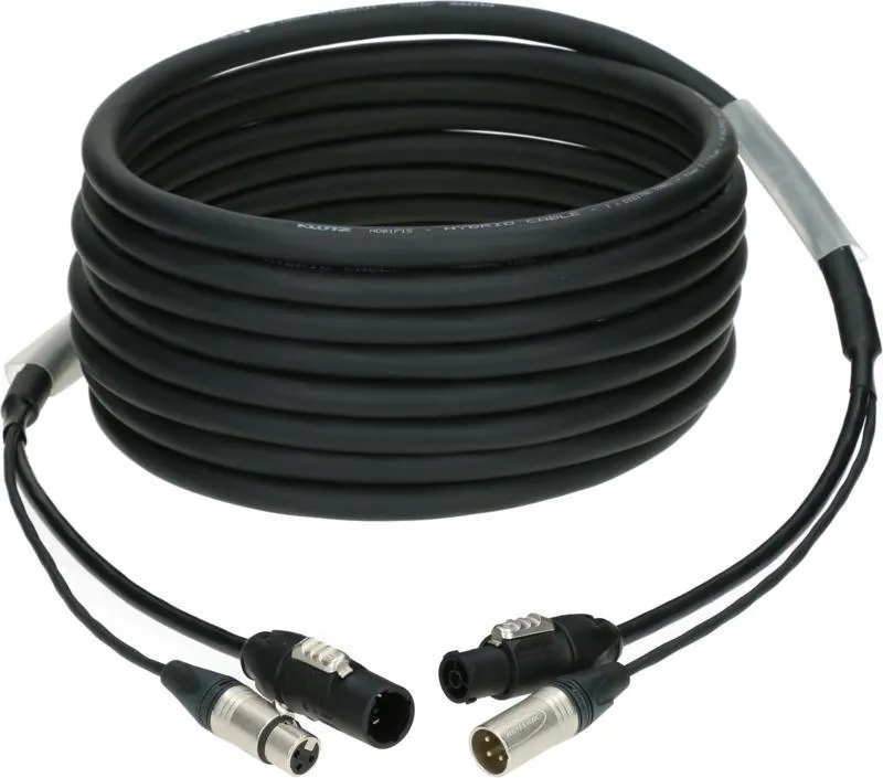 Klotz hybridní audio a napájecí kabel 3G1.5 XLR 3p + powerCON TRUE1 - 20m