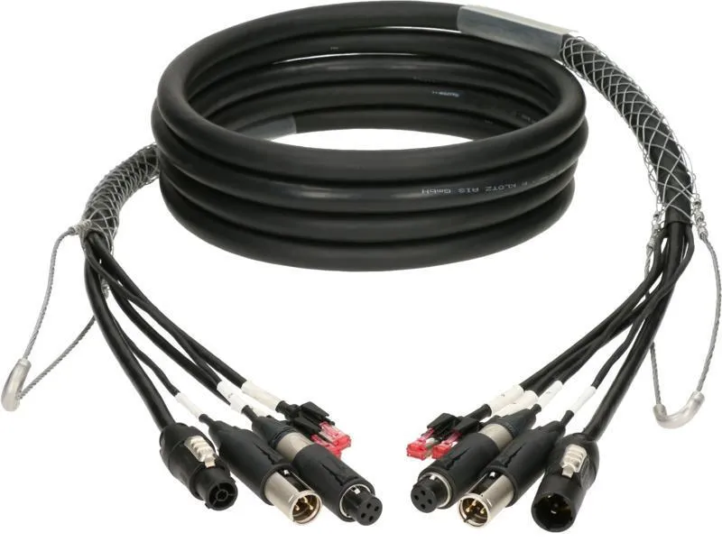 Klotz hybridní kabel CAT5e, audio a napájení, 2 x RJ45, 2 x convertCON, powerCON TRUE1 - 70m