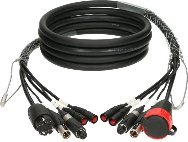 Klotz hybridní kabel CAT5e, 2 x etherCON, 2 x convertCON, Schuko, 80m