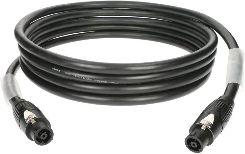 Klotz kabel speakON 8p, 8 x 4,0 mm², PUR, 3m, kovový kryt