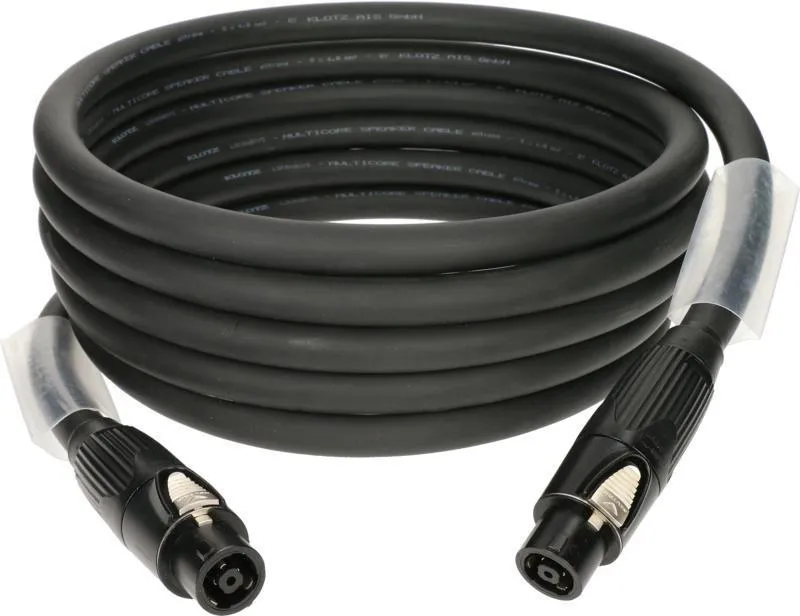 Klotz kabel speakON 8p, 8 x 4,0 mm², PVC, 30m, kovový kryt
