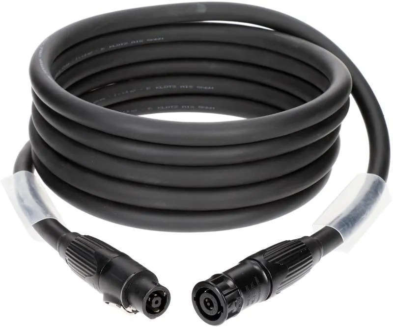 Klotz IM kabel 8 x 4,0 mm² reproduktorový PVC speakON 8p s kovovým krytem - 15m