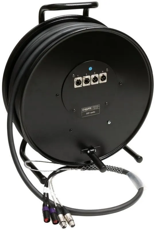 Klotz hybridní kabel CAT5e - 2 x etherCON, 2 x XLR 3p, 50m