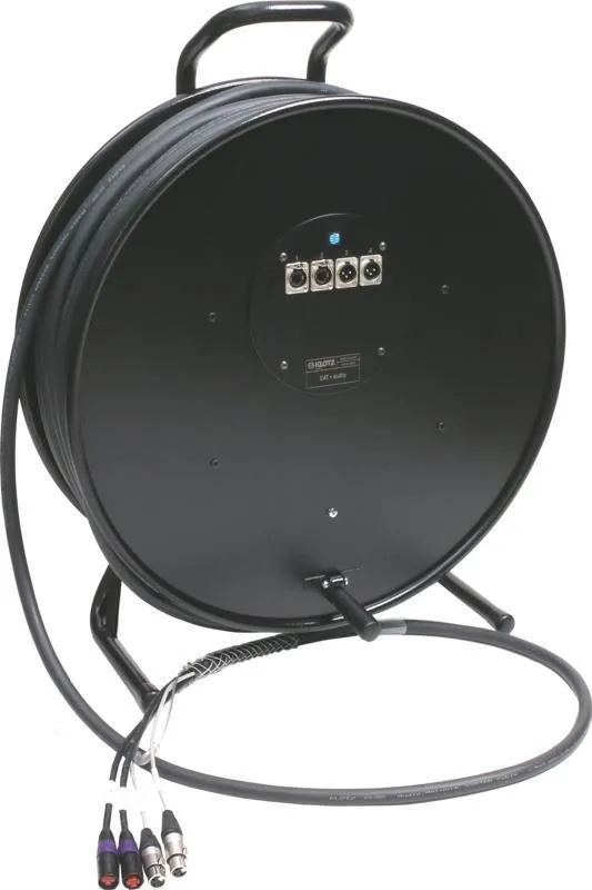 Klotz hybridní kabel CAT5e s 2 x etherCON a 2 x XLR 3p - 80m