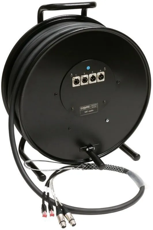 Klotz hybridní kabel CAT5e, 2 x RJ45 => etherCON + 2 x XLR 3p, 40m