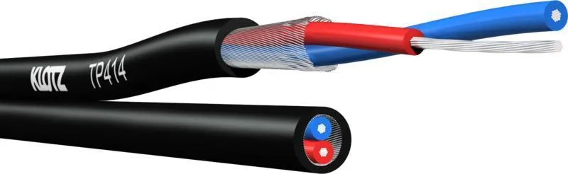 Klotz TwinPatch - symetrický stereo patch kabel, kompaktní provedení, PVC
