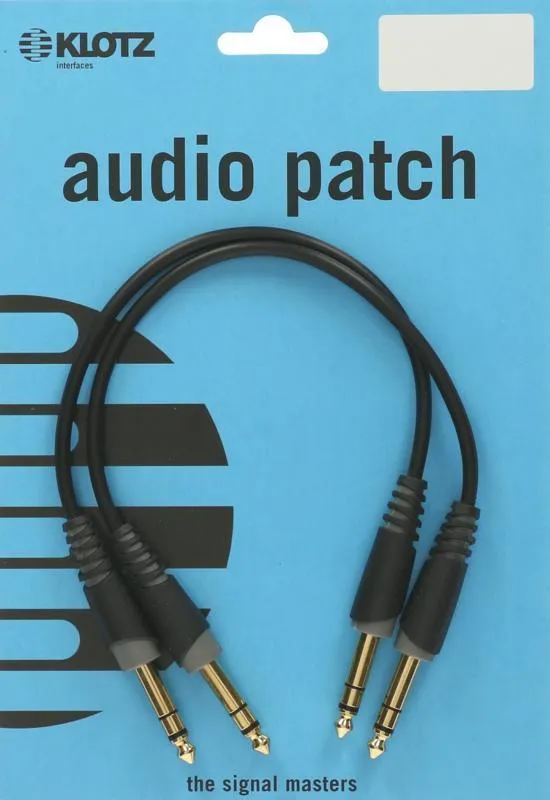 Klotz patch kabel jack-jack, 0,6m