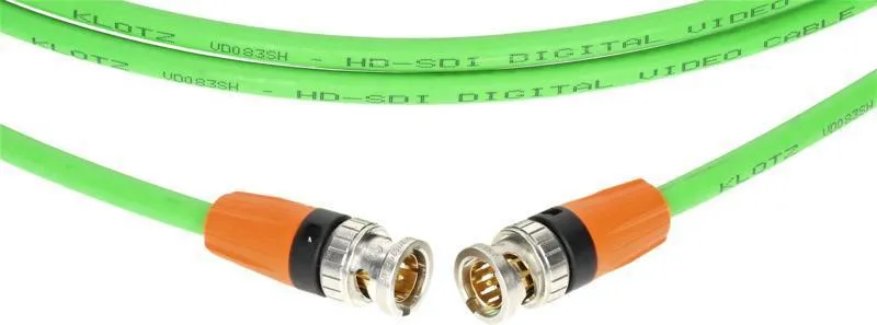 Klotz SDI 6G kabel - 1m, Neutrik BNC konektory