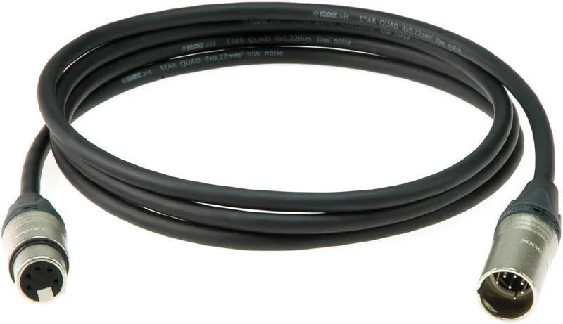 Klotz kabel XLR 7p samec - XLR 5p samice, 2m