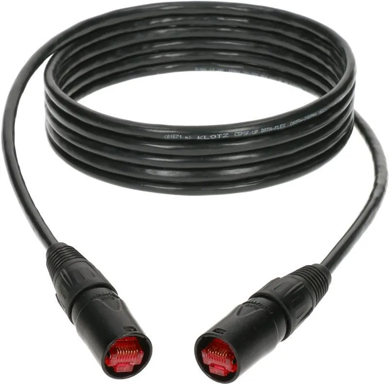 Klotz kabel CAT5e, flexibilní, PUR, etherCON, 0,5m