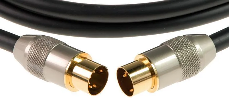 Klotz MIDI kabel kvalitní kovové konektory - 1,8m