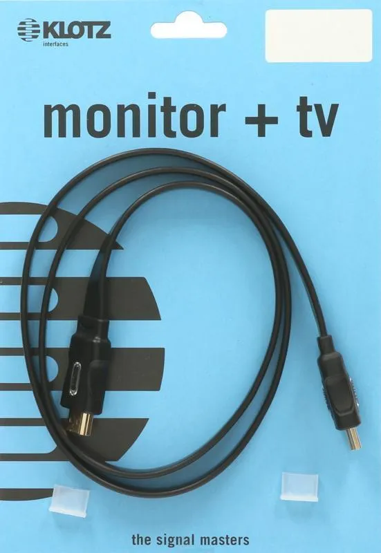 Klotz HDMI kabel - vysokorychlostní, plochý, 5m