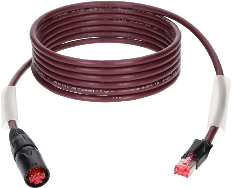 Klotz síťový kabel RamCAT - 30m, flexibilní, CAT5e, etherCON-RJ45