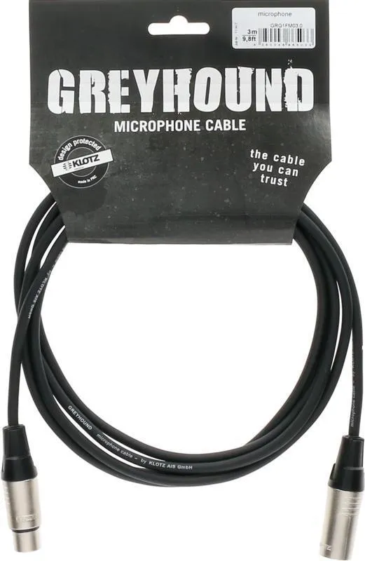 Klotz mikrofonní kabel XLR-XLR, 3m