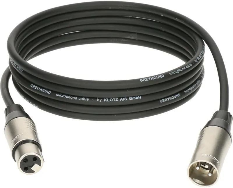 Klotz mikrofonní kabel XLR-XLR, 10 kusů, nikelové konektory, 5m