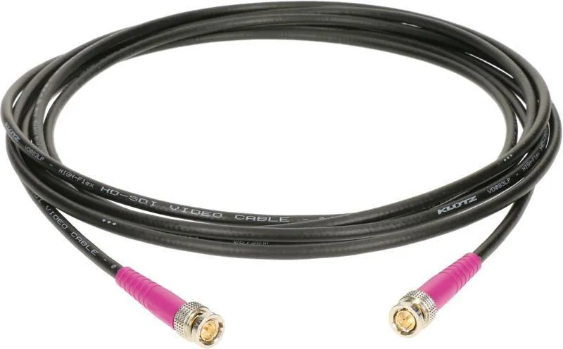 Klotz kabel SDI 12G, flexibilní, BNCPro konektory, HD/UHD/4K - 10m