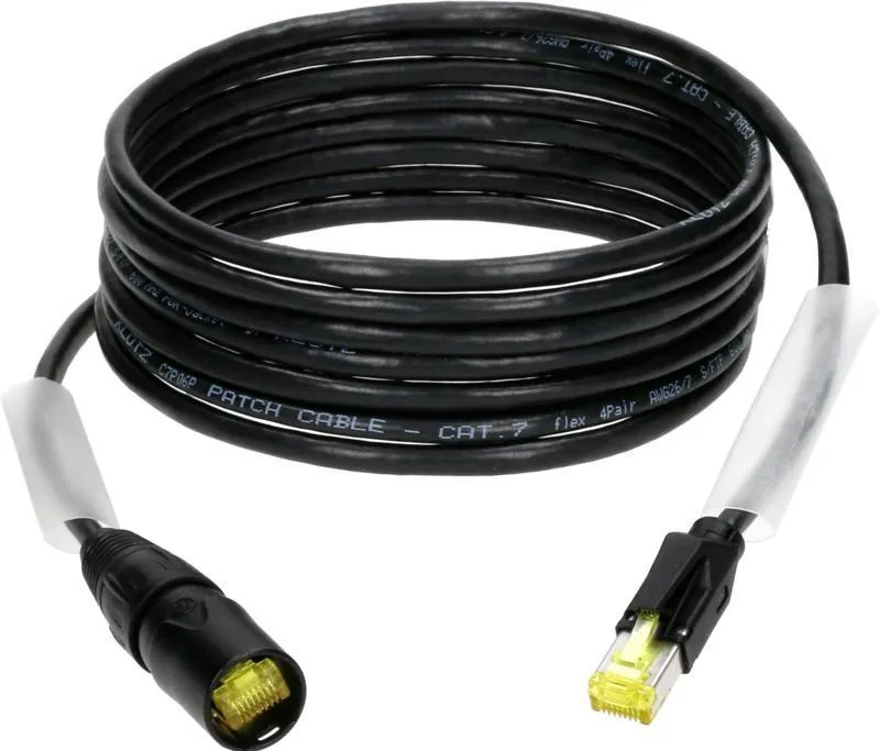 Klotz patch kabel CAT7 S/FTP, flexibilní, PUR, etherCON - RJ45 - 5m