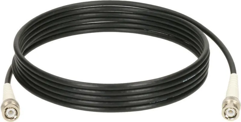 Klotz flexibilní 50 ohmový koaxiální kabel - RG58C/U s BNC konektorem - 10m