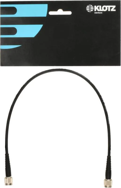 Klotz koax kabel 50 ohm, flexibilní, TNC konektory, 0,3m