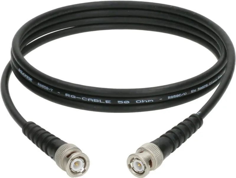 Klotz koaxiální kabel 50 ohmů, BNC konektor, Telegärtner, 4m