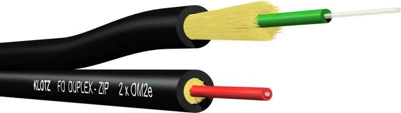 Klotz optický kabel DUPLEX-ZIP - I-V(ZN)H 2 x .../125 pro vnitřní použití