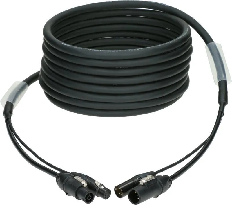 Klotz hybridní DMX a napájecí kabel 3G2,5, XLR 5p + powerCON TRUE1, 20m