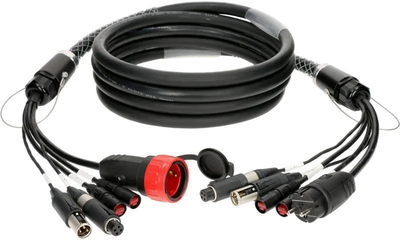 Klotz hybridní kabel 2 x etherCON, 2 x convertCON, Schuko, 70m