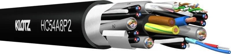 Klotz hybridní kabel 4 x CAT5e, 8 x digitální audio, napájení 2,5 mm²