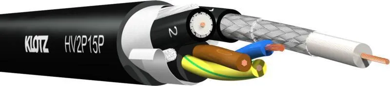 Klotz hybridní kabel, mobilní, VP 2 x HD-SDI video + napájení 1,5 mm²