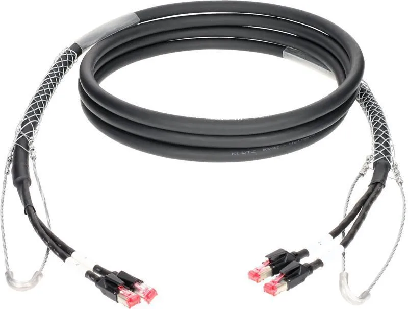 Klotz kabel RamCAT, flexibilní, dvojité stínění, AWG24, CAT5e, RJ45 - RJ45, 30m
