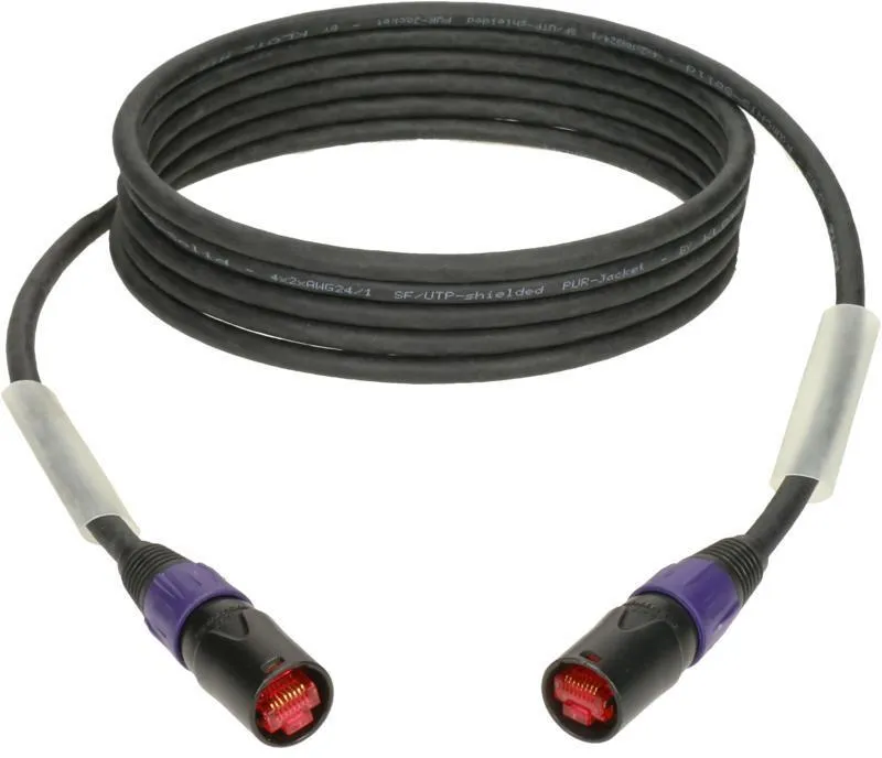 Klotz kabel RamCAT, flexibilní, dvojité stínění, AWG24, CAT5e, etherCON - 95m