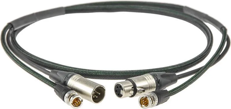 Klotz HD-PowerLink DC videokabel, BNC a XLR 4p konektory, 1m