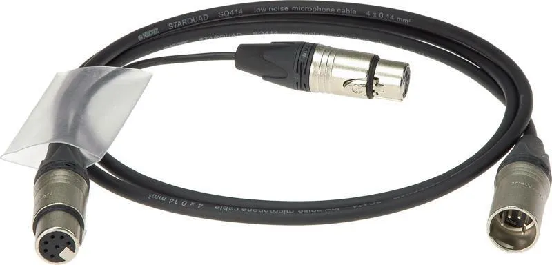 Klotz IM kabel XLR 7p samice - XLR 5p samec, XLR 3p samice - 2m