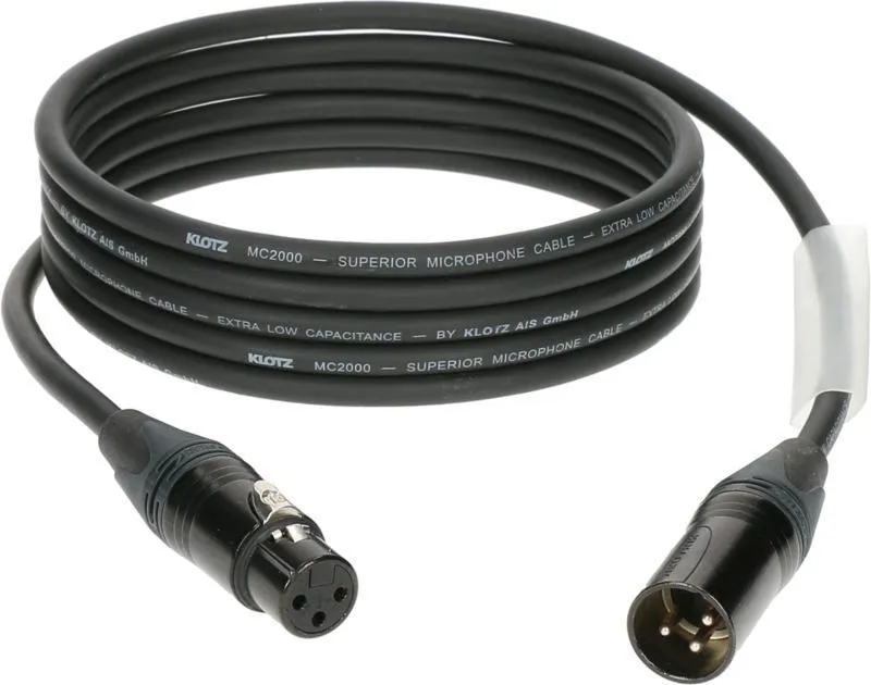 Klotz mikrofonní kabel XLR-XLR, 30m, barevně kódovaný, Neutrik konektory