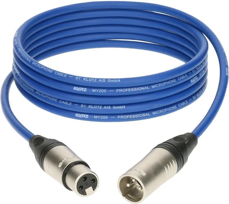 Klotz IM mikrofonní kabel XLR 3p samec/samice niklové konektory - 20m