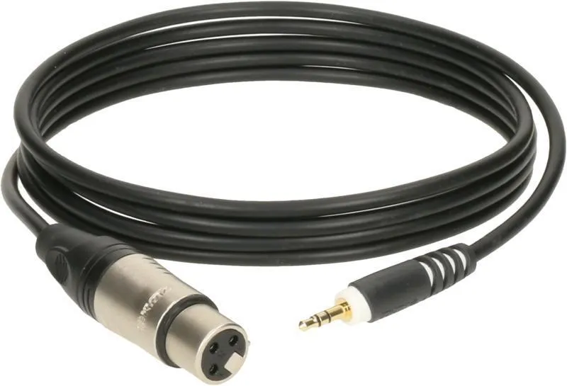 Klotz kabel XLR samice - mini Jack, 1,5m