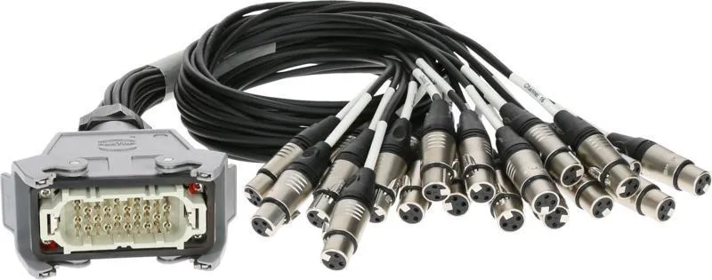 Klotz RMP-24 XLR kabel - 20x XLR samice, analogový fanout, PVC, 1,2m