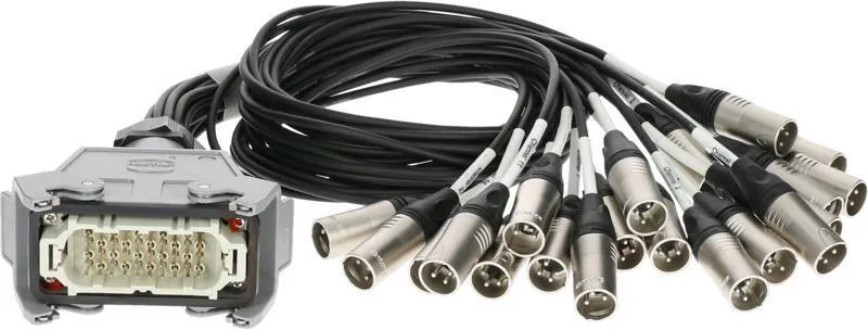 Klotz RMP-24 XLR kabel - 20x XLR konektor, 20 kanál, analogový fanout, PVC, 1,2m