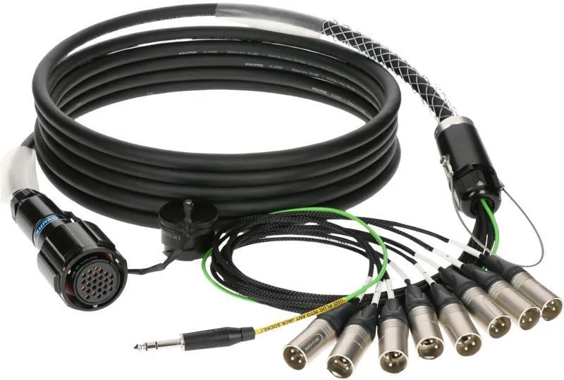 Klotz RMP-8 XLR kabel - 8x XLR samec, digitální fanout, PVC, 15m