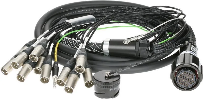 Klotz RMP-12 XLR kabel - 12x XLR samice, digitální fanout, PVC, 30m