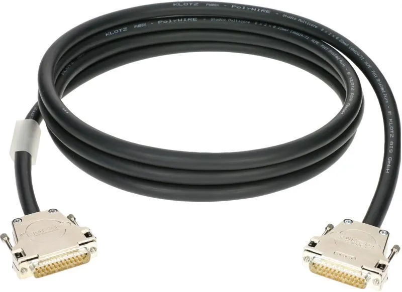 Klotz D-Sub kabel 25p, 8 kanálový analogový loom, symetrický, 2m